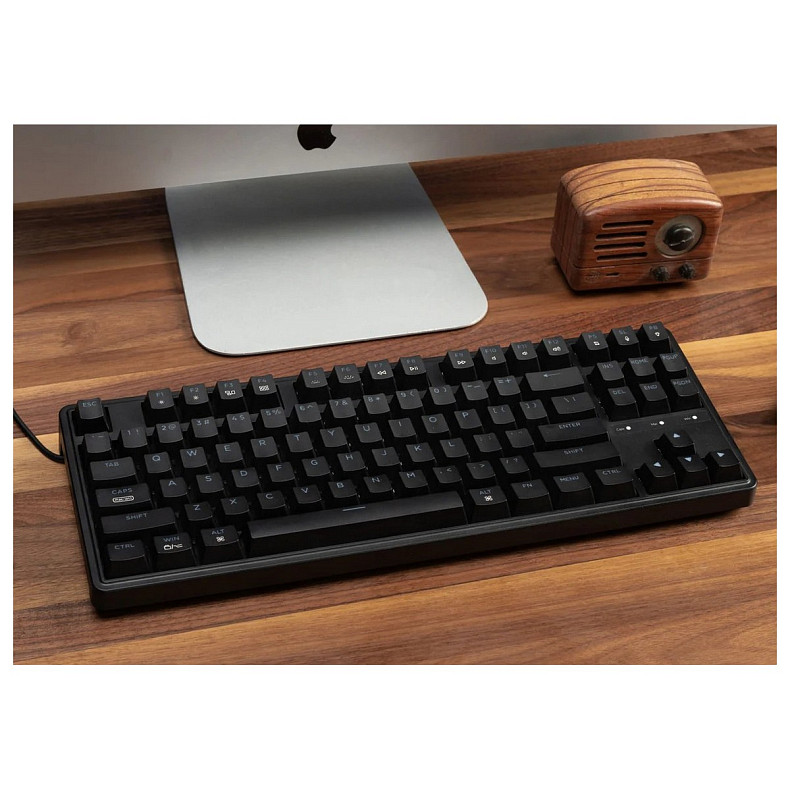 Клавиатура Keychron C3 Pro 87 Key K pro Red Switch Hot Swap RGB Black (C3PH1_KEYCHRON)