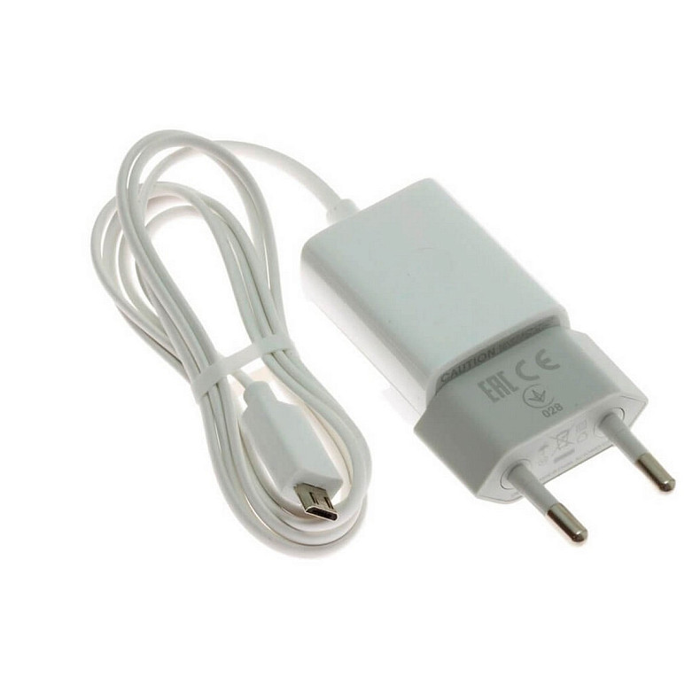 Сетевое зарядное устройство Motorola SPN5816C (0.55A) White + кабель microUSB