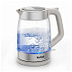 Электрочайник Tefal Glass Kettle 1.7л, стекло, с подсветкой, бело-серебряный