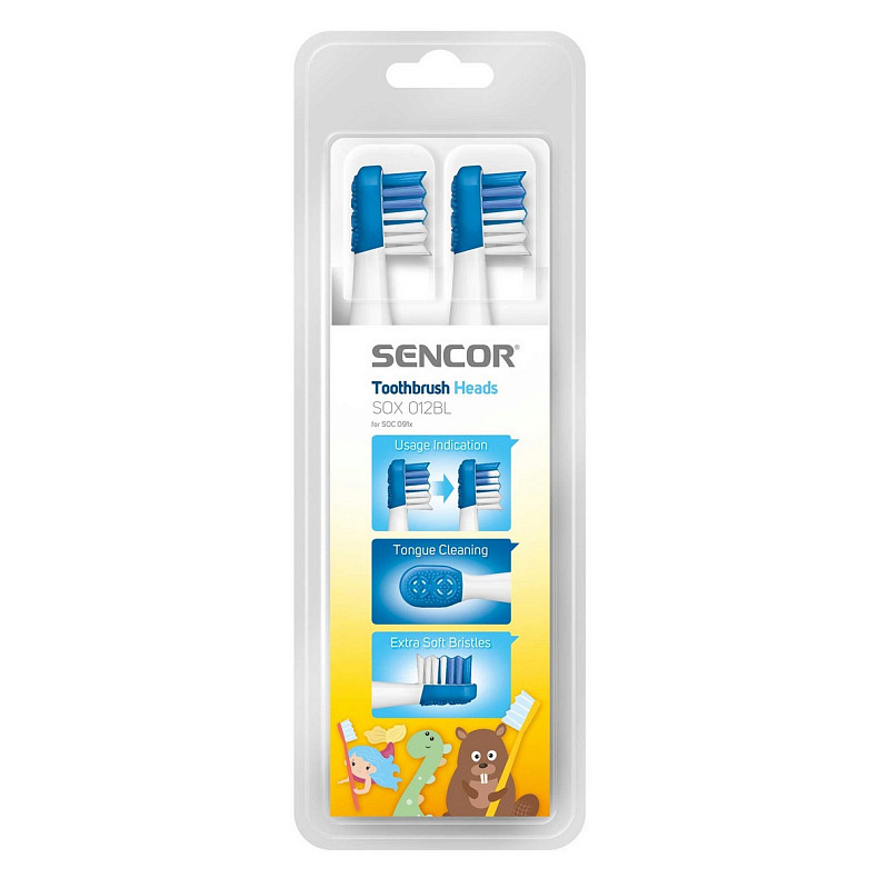 Зубная электрощетка Sencor SOX 012BL (белый) насадки к зубным щеткам