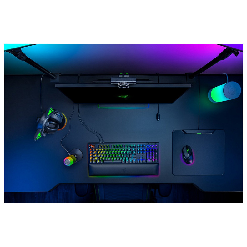 Вебкамера Razer Kiyo V2 X, FullHD, 60fps, auto focus, чорний
