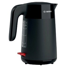Електрочайник Bosch 1.7л, пластик, чорний