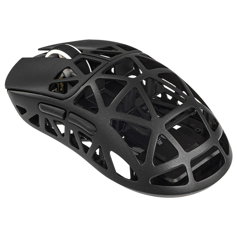 Мишка Attack Shark R2, Wireless/Bluetooth, 42000dpi, (PAW3950), 6кн., Black