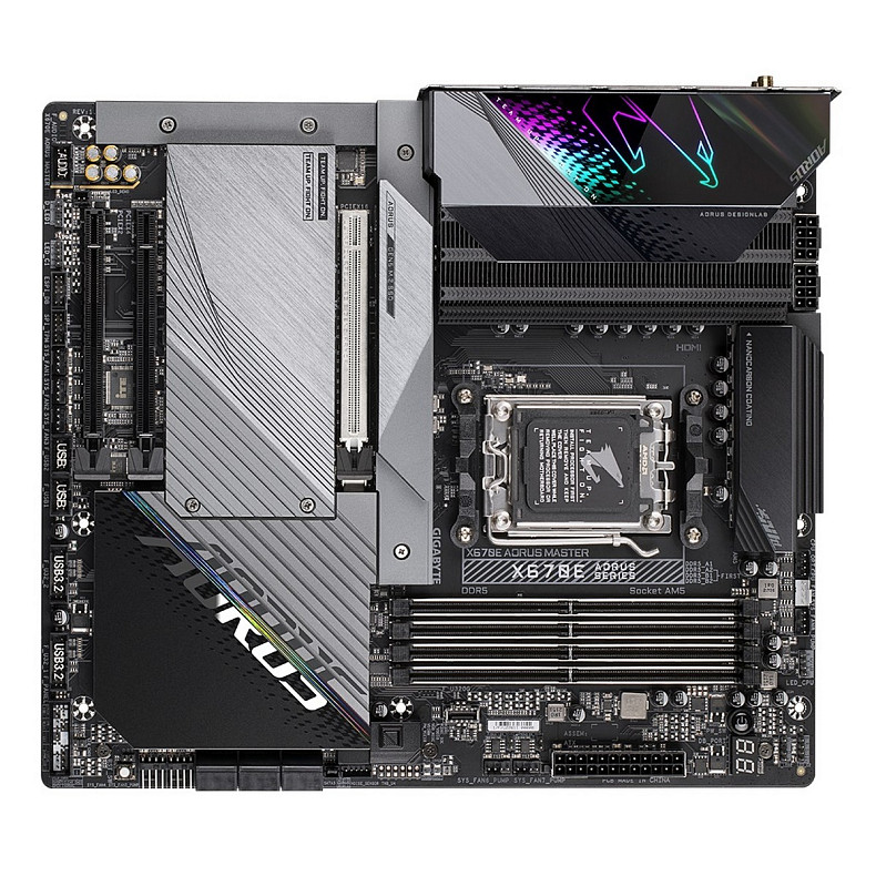 Материнська плата Gigabyte X670E Aorus Master Socket AM5