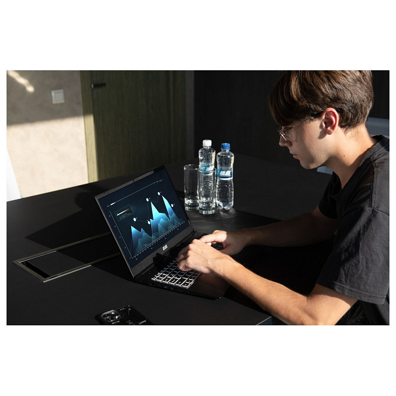 Ноутбук 2E Imaginary 15.6" FHD IPS AG, Intel i5-1335U, 16GB, F512GB, UMA, Win11, Черный