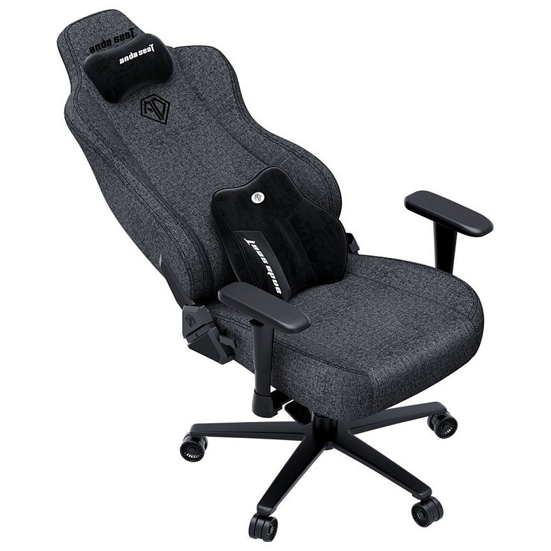 Крісло ігрове Anda Seat Novis Plus Fabric Dark Grey Size XL