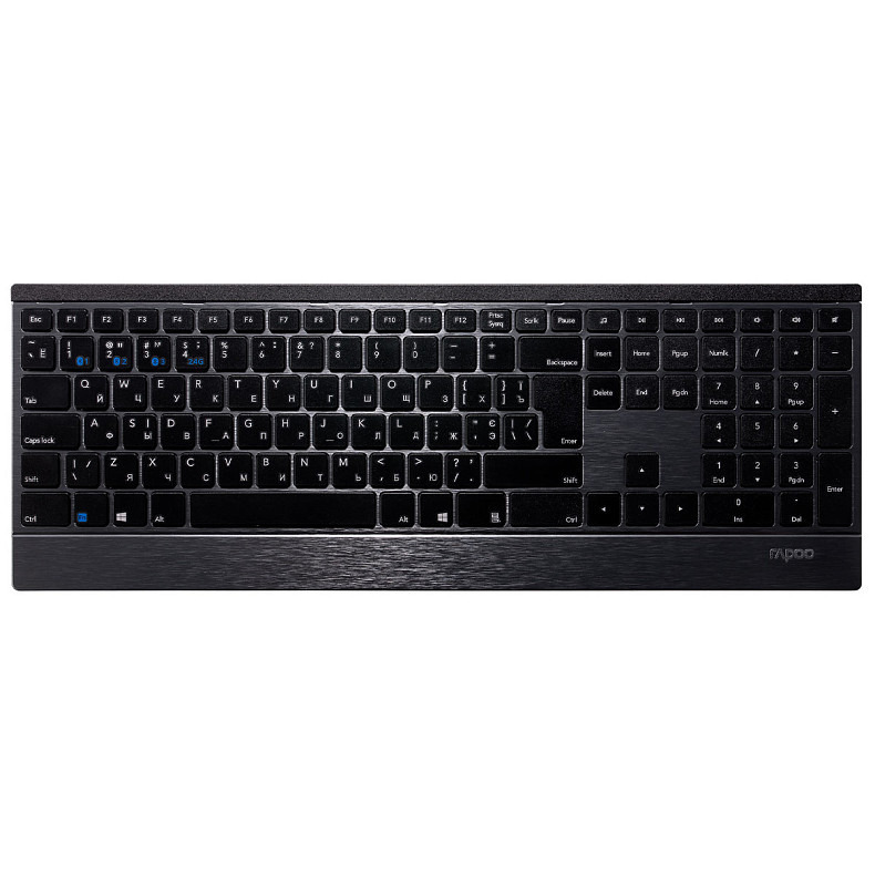 Клавіатура Rapoo E9500M Wireless Black