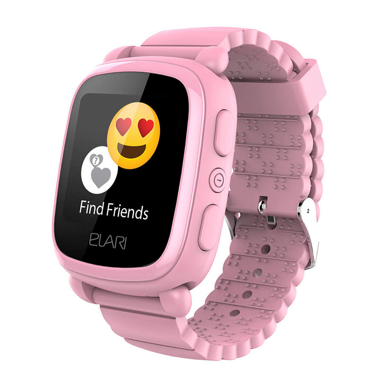 Дитячий смарт-годинник з GPS Elari KidPhone 2 Pink - рожевий