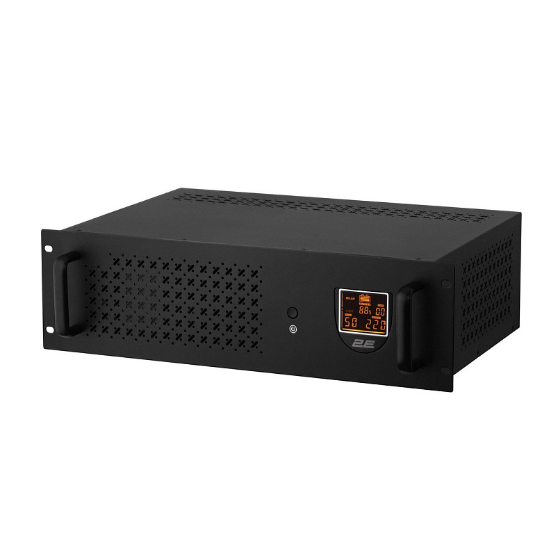 ИБП 2E RE2000, 2000VA/1200W, RM 3U, LCD, USB, 3xSchuko