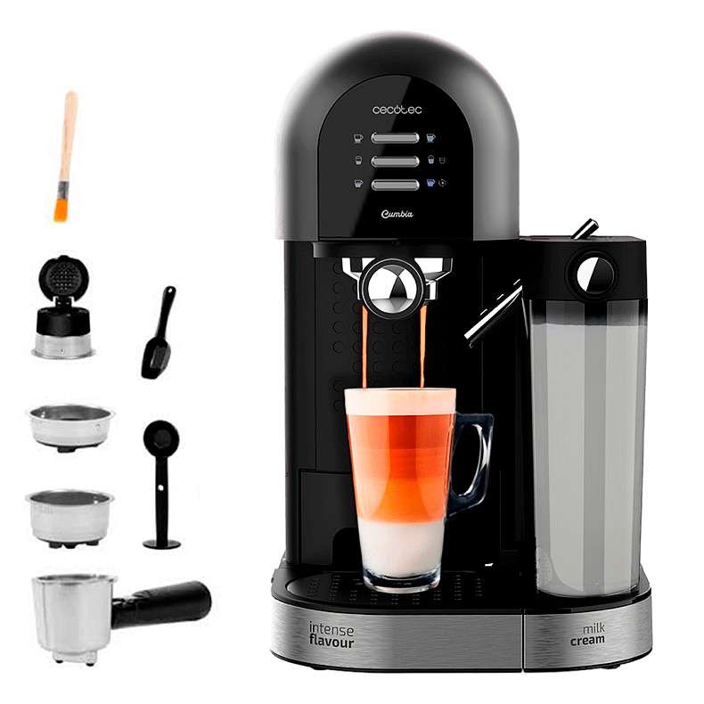 Кофеварка рожковая/капсульная CECOTEC Power Instant-ccino 20 Chic Serie Nera