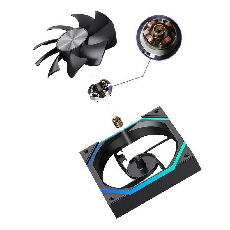 Вентилятор GameMax FN12A-N2 Black