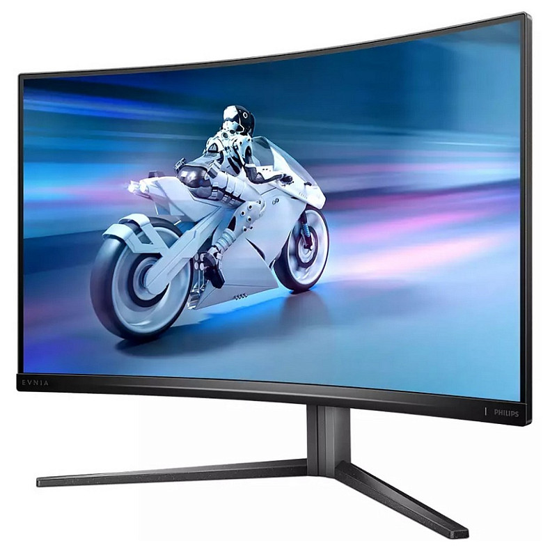 Монітор 31,5" Philips 32M2C5500W, QHD, VA, 240Hz, 0,5ms, вигнутий, HDMI, DP, синювато-сірий