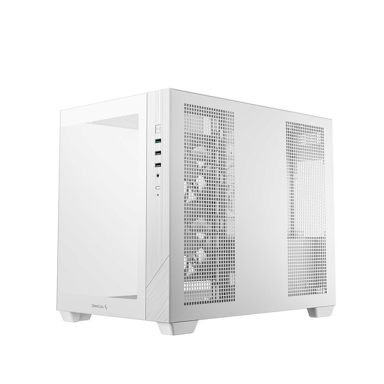 Корпус DeepCool CG330 3F White (R-CG330-WHNGM3-G) без БП