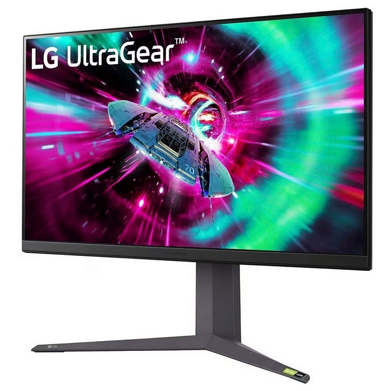Монитор LG 31.5" 32GR93U-B 2xHDMI, DP, USB, Audio, IPS, 3840x2160, 144Hz, 1ms, DCI-P3 95%, G-SYNC
