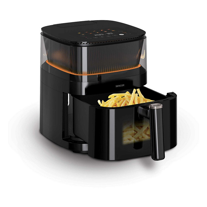 Мультипіч Sencor Vita, 1500Вт, чаша-5л, сенсорне керув., 10 програм, метал/пластик, з віконцем, чорн