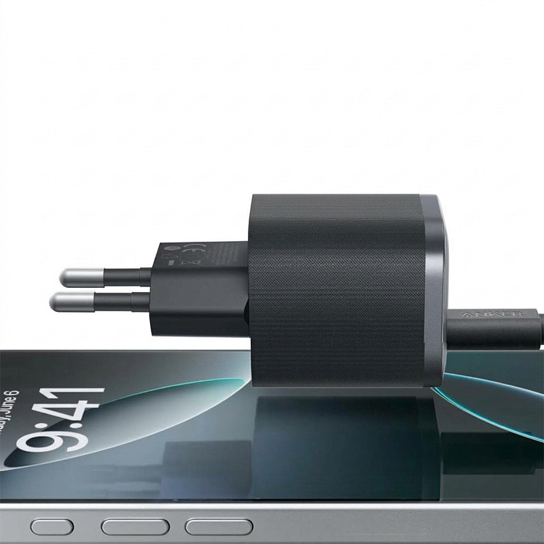 Зарядний пристрій ANKER Nano Charger - 45W USB-C Black (A2692L11)