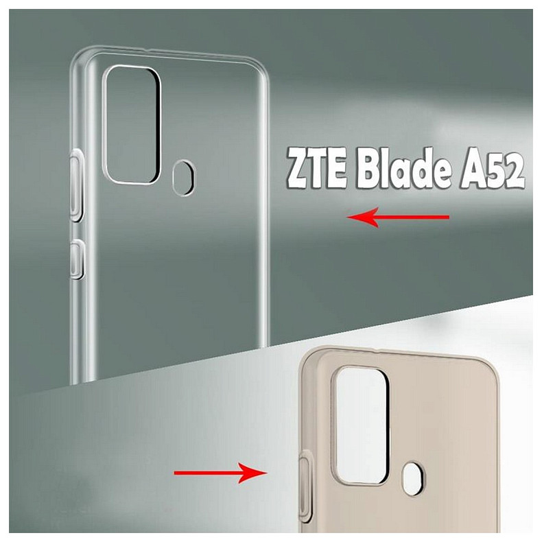 Чохол-накладка BeCover для ZTE Blade A52 Transparancy (708942)