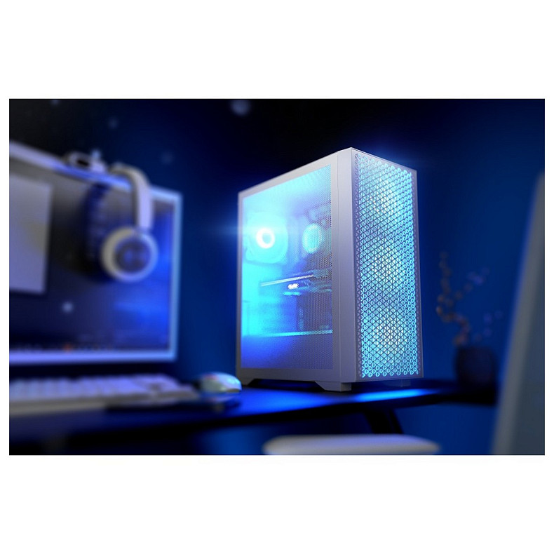 Корпус LogicConcept dart pro argb midi white mesh fans 4x120mm без БП ATX