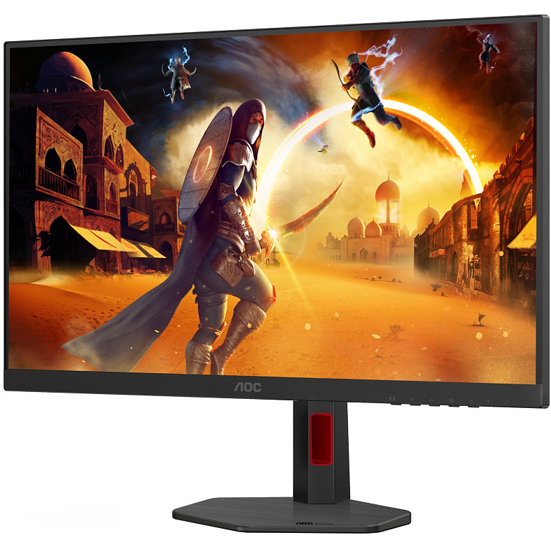Монітор AOC 27" Q27G4SRU, QHD, Fast IPS, 320Hz,1ms, 2xHDMI, DP, USB-хаб, HAS