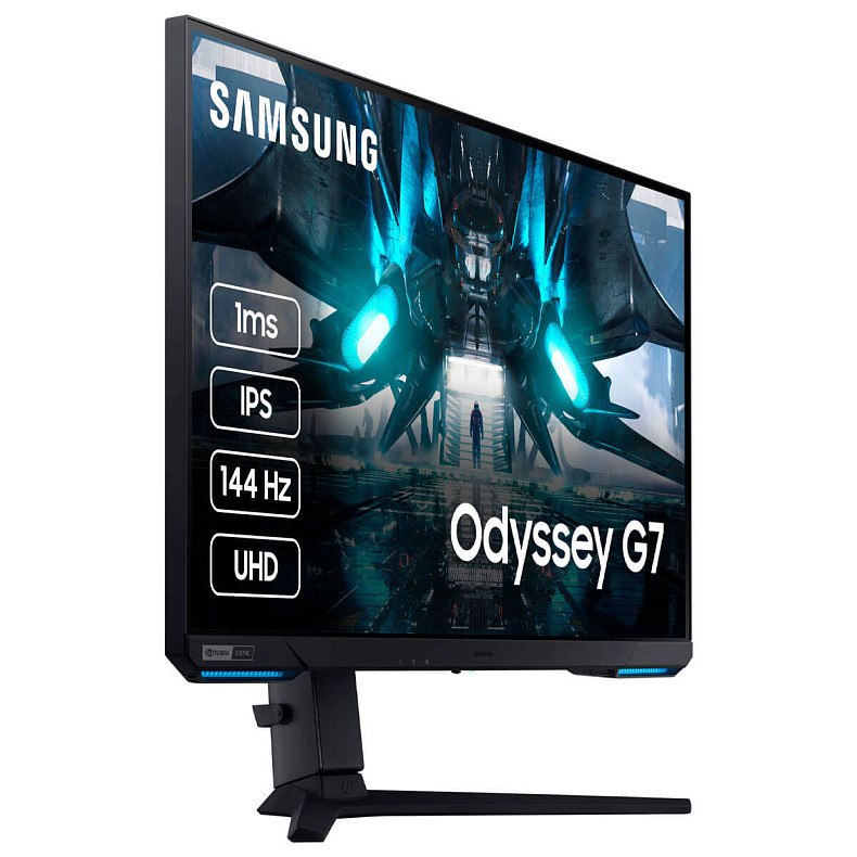 Монитор Samsung 28" Odyssey G7 S28BG700 HDMI, DP, USB, IPS, 3840x2160, 144Hz, 1ms