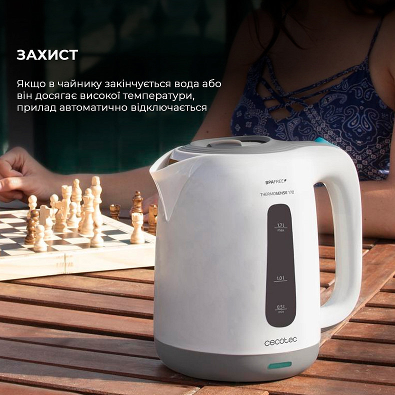 Электрочайник Cecotec ThermoSense 170