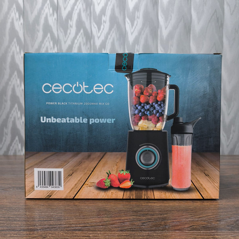 Блендер стационарный CECOTEC Power Black Titanium 2000Max Mix Go - Уценка
