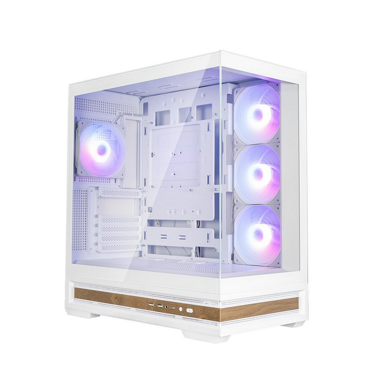 Корпус Zalman P40 NAMU, без БЖ, 2xUSB3.0, 1xUSB Type-C, 3x120мм ARGB Reverse, 1x120мм ARGB, VGA 420мм white