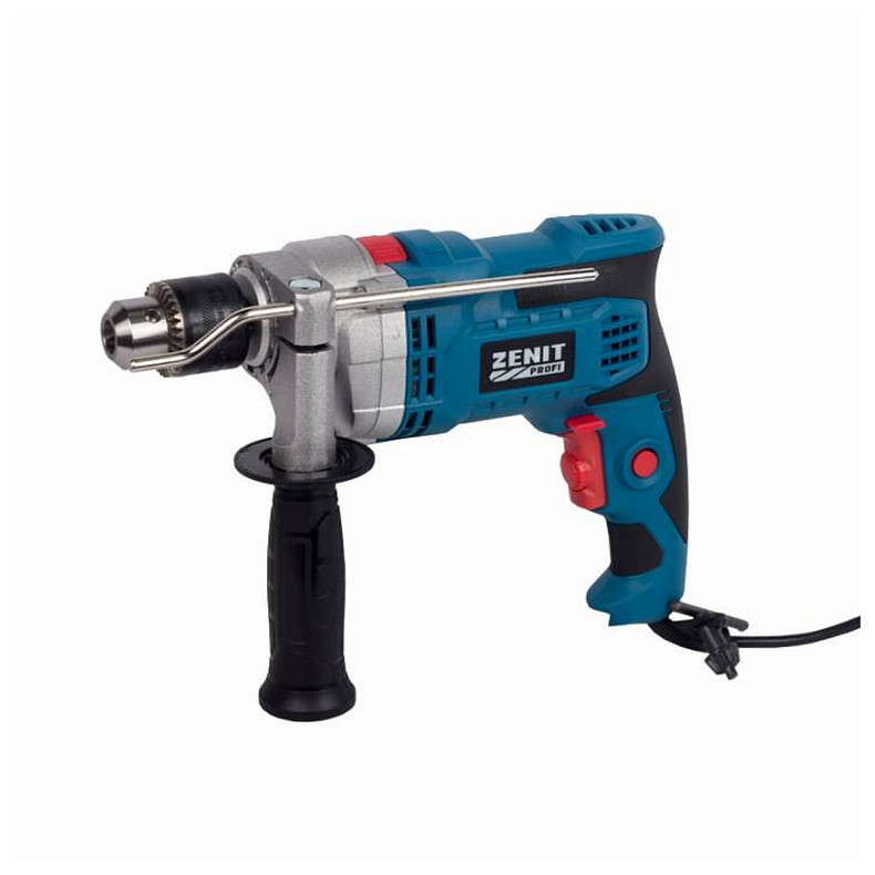 Дрель ударная Зенит ЗДП-1050 Профи 1050Вт зубчатый патрон 13мм 0-3000об·мин 2.64кг