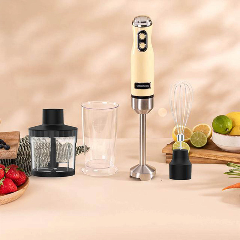 Блендер CECOTEC Power Retro 1200MAX Cream&Crush Yellow