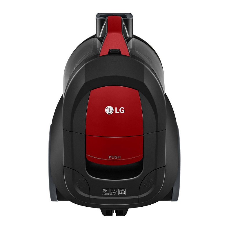 Пилосос LG контейнерний, 650Вт, конт пил -1.1л, турбо-щітка Pet Brush, червоний