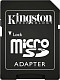 Карта памяти Kingston 128GB microSDXC C10 UHS-I U3 A2 R170/W90MB/s + SD адаптер (SDCG3/128GB)