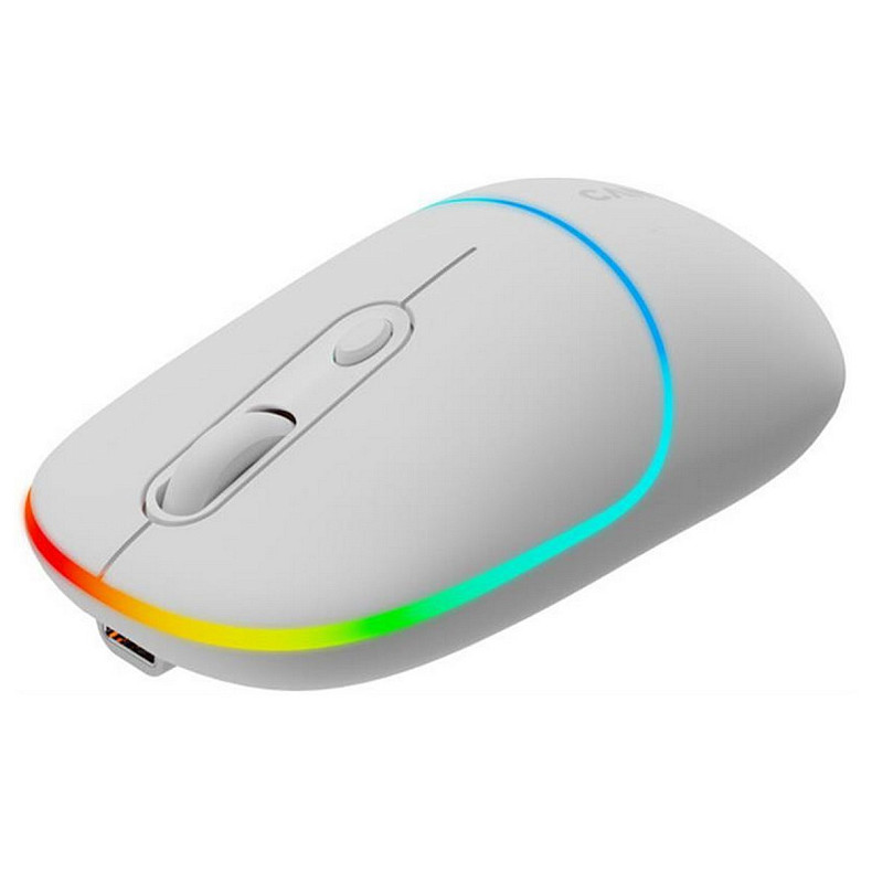 Мышка Canyon MW-22 Dual Band RGB Wireless Snow White (CNS-CMSW22SW)