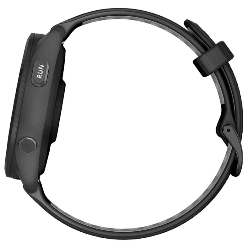 Спортивные часы GARMIN Forerunner 265 Black Bezel and Case with Black/Powder Gray Silicone Band