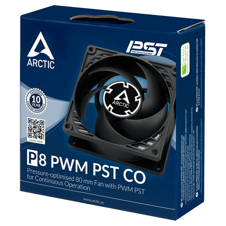 Вентилятор Arctic P8 PWM PST CO 80mm (ACFAN00151A)