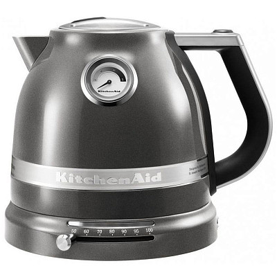 Электрочайник KitchenAid Artisan 1,5л 5KEK1522EMS серебряный медальон