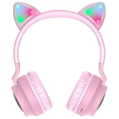 Навушники Hoco W27 Cat Ear Pink (W27P)
