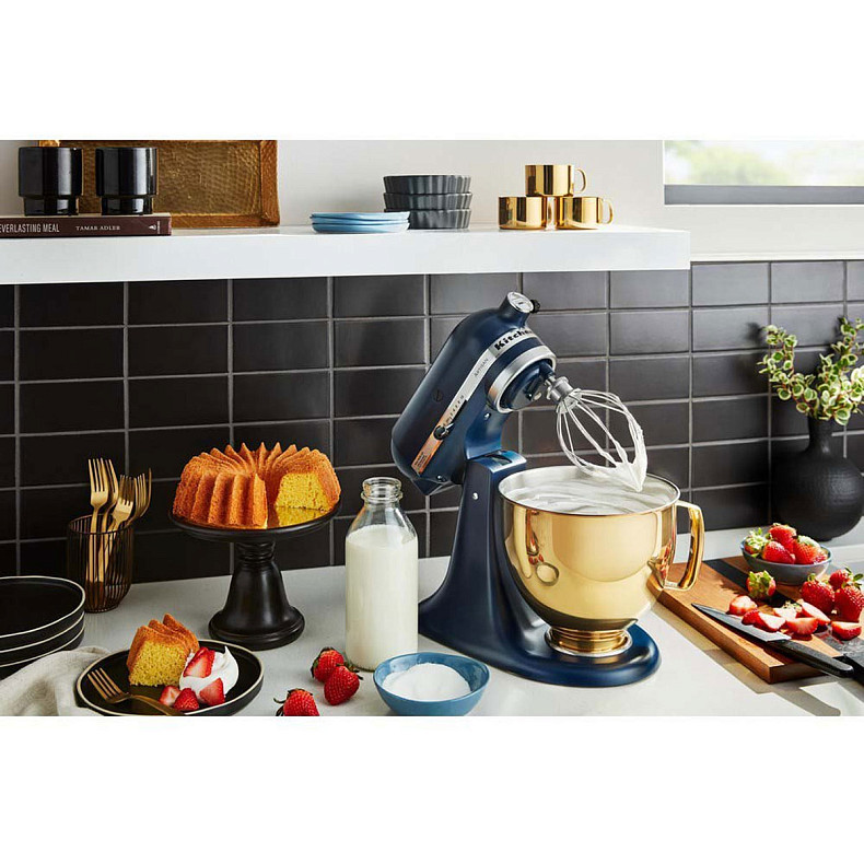 Кухонна машина KitchenAid Artisan 4,8 л 5KSM175PSEIB з відкидним блоком чорнильний синій