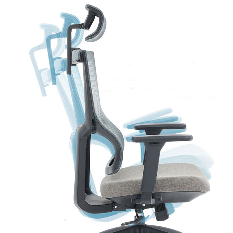 Крісло офісне OfficePro Elegant OC600-B-DG-DG