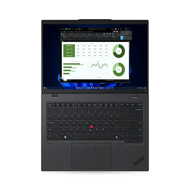 Ноутбук Lenovo ThinkPad L14-G5 14" WUXGA IPS AG, AMD R5-7535U, 32GB, F1TB, UMA, DOS, черный