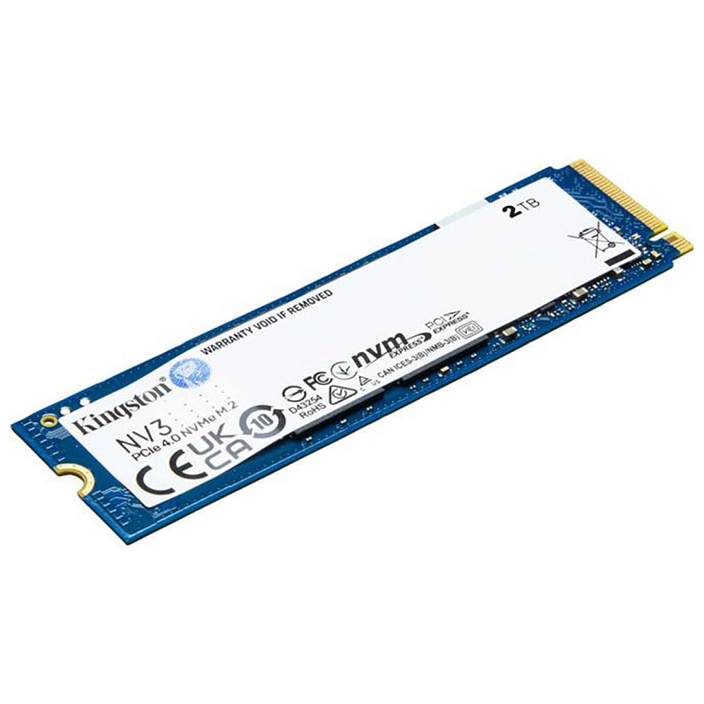 SSD диск 2TB M.2 NVMe Kingston NV3 M.2 2280 PCIe Gen4.0 x4 (SNV3S/2000G)