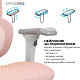 Крісло офісне OfficePro Elite OC950GLP Gray/Light Pink