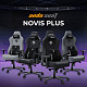 Кресло игровое Anda Seat Novis Plus Fabric Black Size XL