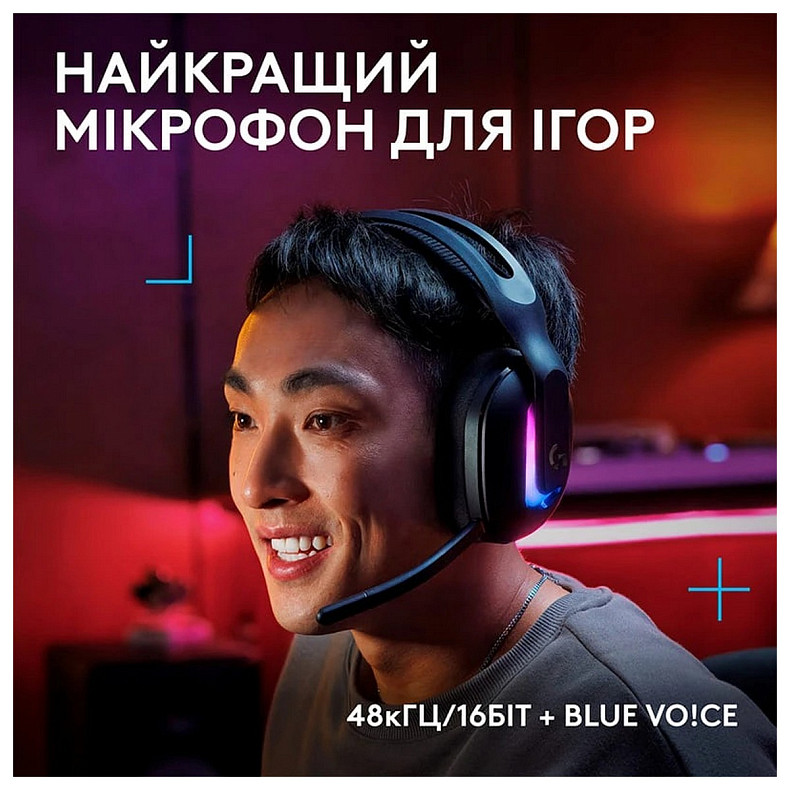 Гарнитура Logitech G522 LightSpeed Wireless Gaming Headset Black (981-001544)