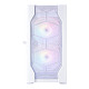 Корпус 1stPlayer D4-M-WH-2F1P-W-1F1-W White