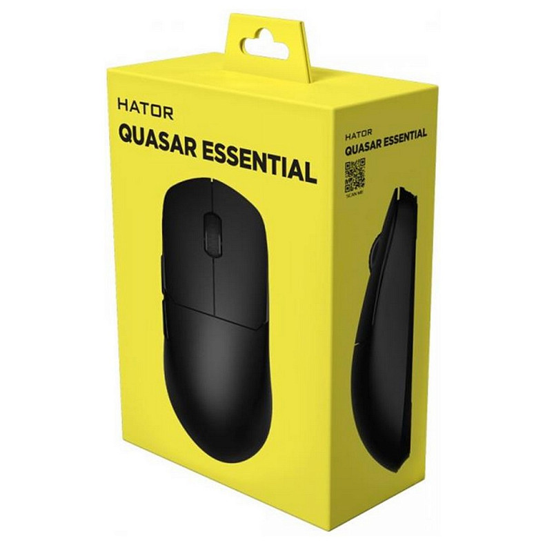 Мышка Hator Quasar Essential Black (HTM-400) USB