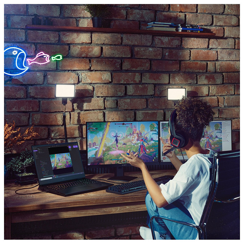 Ноутбук HP OMEN 17-ck2004ua 17.3" QHD IPS AG, Intel i7-13700HX, 32GB, F2048GB, NVD4090-16, Win11