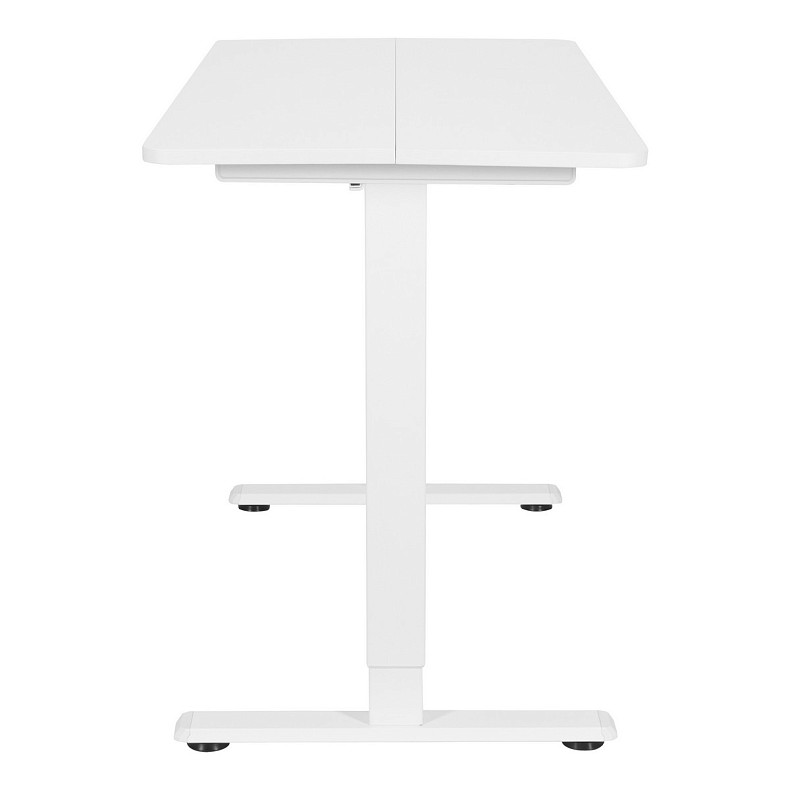 Стол компьютерный 2E СЕ120W-MOTORIZED, регулировка высоты, электропривод 220В, 73/118х120x60см, белый