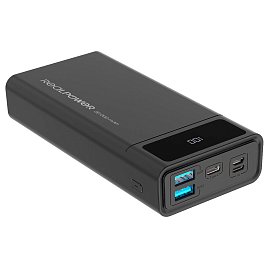 Универсальная мобильная батарея RealPower PB-20k PD Powerbank 20000mAh Black (PB-20k PD)