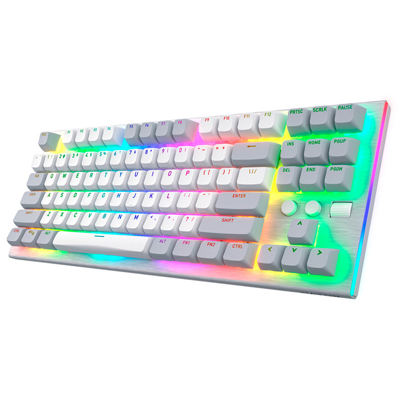 Клавіатура HATOR Gravity TKL orange (HTK561) white, US Layout