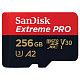 Карта пам'яті SanDisk microSD 256GB C10 UHS-I U3 Extreme Pro V30 + SD